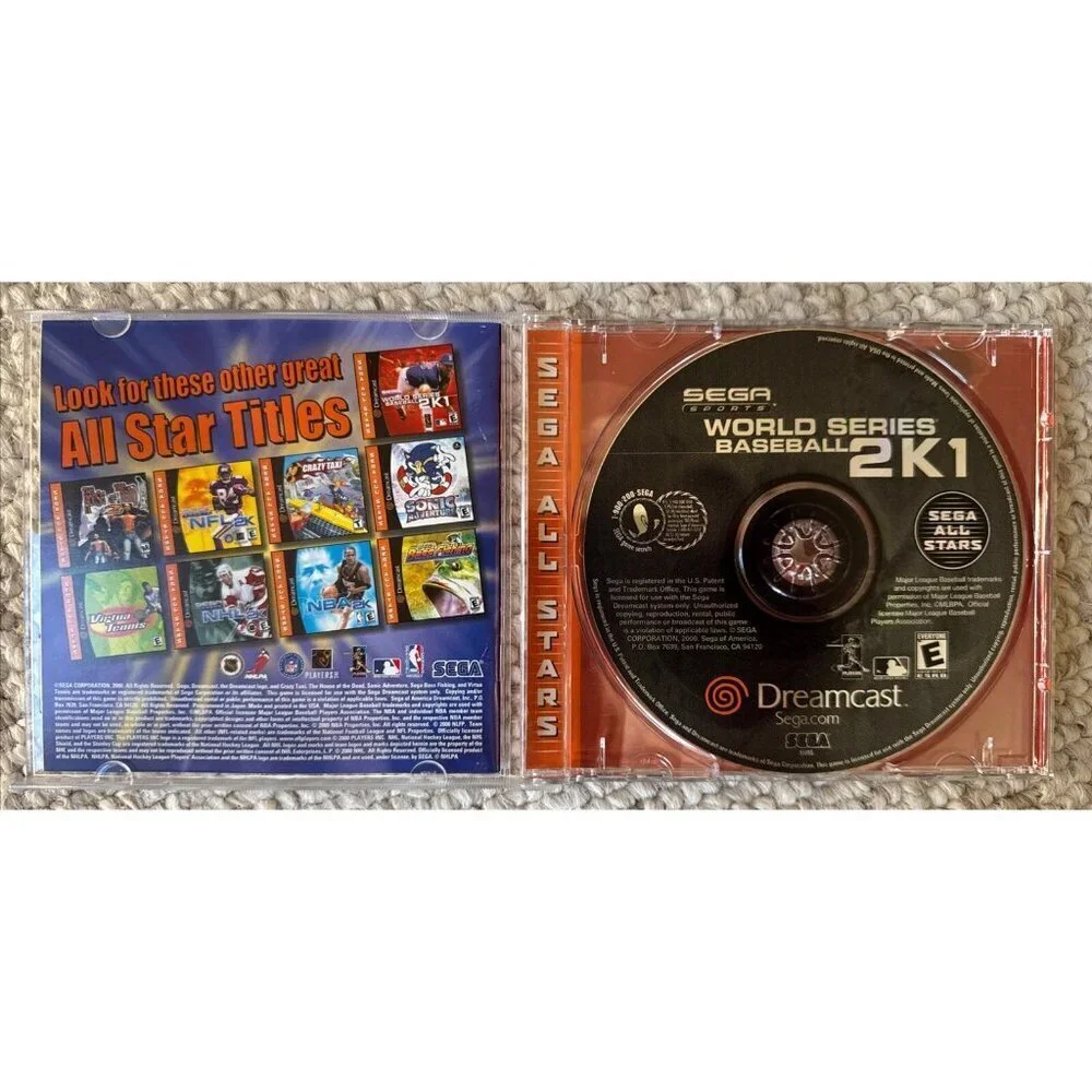 World Series Baseball 2K1 - Dreamcast (DC) CIB